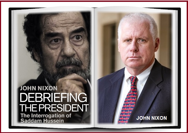 صدر في أمريكا كتاب اسمه استجواب الرئيس “صدام حسين” John nixon